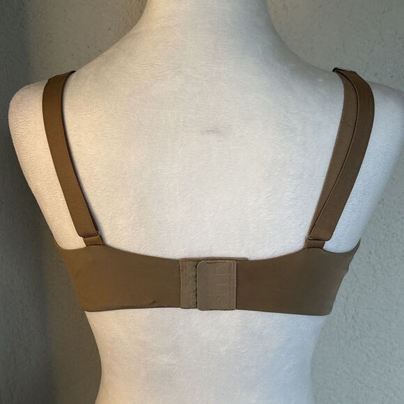 Cuup “The Triangle” Underwire Mocha Brown Three Clasp Bra - Size 38F - Picture 2 of 9
